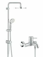 Душевая система со смесителем для ванны Grohe Bau Classic Tempesta New 60, хром