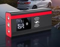 Пуско-зарядное устройство, джамп стартер для авто, jump starter с автостартом, пауэрбанк с LED фонарем и беспроводной зарядкой