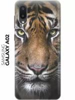 Чехол - накладка ArtColor для Samsung Galaxy A02 с принтом "Тигр"