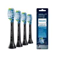 C3 Сменная насадка для зубной щетки Philips Sonicare Optimal Gum Care Brush HX9044-95, черная, 4 шт