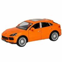 Машинка металлическая Porshe Cayenne 1:24, Коллекционная модель для взрослых, Игрушечный автомобиль с звуковыми и световыми эффектами для детей