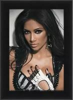 Плакат, постер на бумаге Nicole Scherzinger-Николь Шерзингер. Размер 21 х 30 см