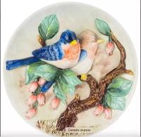 Тарелка декоративная LEFARD "птицы на ветке" 20,5*5,5 СМ