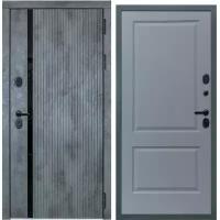 Дверь входная металлическая DIVA ДХ-46 2050x960 Правая Бетон темный - Д7 Силк Маус, тепло-шумоизоляция, антикоррозийная защита для квартиры