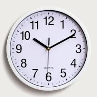 Настенные часы Quartz 30 см, мелкие цифры