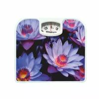 Весы напольные SAKURA SA-5000-11 фиолетовый ''цветы''