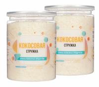 Кокосовая стружка 500 гр (2 банки по 250 гр), Страна Полезных Продуктов