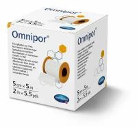 Пластырь "Omnipor" 5см х 5м на катушке, белый