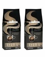 Lavazza Кофе зерновой Lavazza Caffe Espresso Torino, 2 упаковки по 250 гр