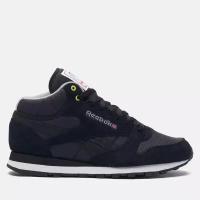 Кроссовки/Reebok/100034468/CLASSIC LEATHER MID/черный/серый/белый/9 US