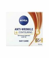 Дневной крем для лица Nivea Anti-Wrinkle Contouring Day Cream 65+, 50 мл