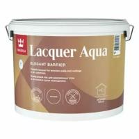 TIKKURILA EURO LACQUER AQUA лак интерьерный, антисептирующий, защитный, полуглянцевый (9л)