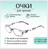 Готовые очки для зрения с диоптриями +3.50 RALPH Coral, корригирующие для чтения пластиковые