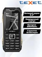 Телефон teXet TM-D424, 2 SIM, черный