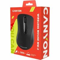 Мышь компьютерная Canyon MW-2 DPI1200, 3кн, Черный (CNE-CMSW2)