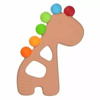 Прорезыватель силиконовый Uviton 0417 Rainbow giraffe