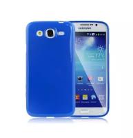 Чехол-накладка MyPads для Samsung Galaxy Mega 5.8 GT-i9150/i9152 из тонкого и лёгкого силикона синяя