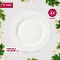 Тарелка обеденная из костяного фарфора APOLLO "Nimbo", 23 см