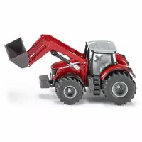 Модель трактора Siku Massey Ferguson с фронтальным погрузчиком, 1:50