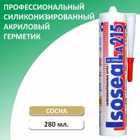 Профессиональный силиконизированный герметик для дерева и паркета ISOSEAL A215, сосна, 280 мл