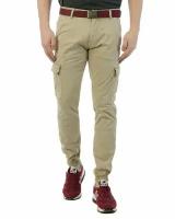 Брюки URBAN CLASSICS Washed Cargo Twill Jogging Pants (Коричневый (Sand), 38) TB1435