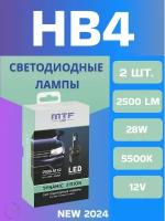 Светодиодные лампы MTF Light, серия DYNAMIC VISION LED, HB4(9006), 28W, 2500lm, 5500K, кулер, комплект