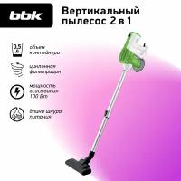 Пылесос BBK BV2512, белый/зеленый