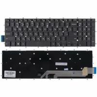 Клавиатура для ноутбука Dell Inspiron G3 15-5565, 15-5570, 15-7566, 17-5775, 15-3579, 15-3779, G5 15-5587, G7 15-7588 черная, без рамки