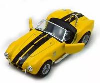 Машинка металлическая Kinsmart 1:32 1965 SHELBY COBRA 427 желтый