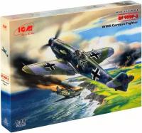 Сборная модель Германский истребитель 2МВ Bf 109F-2 (1/48) 48102 ICM