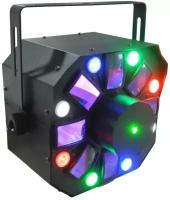 XLine Light STINGER - Светодиодный прибор. 8х1 Вт (2хR, 2хG, 2хB, 2хW) LED, 5х3Вт RGBWA LED, R/G лазер