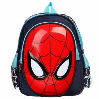 Рюкзак детский, Текстиль, 26 х 12 х 30 см "Спайдер-мен", Человек паук