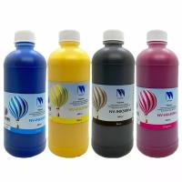 Экосольвентные чернила NV Print INK500Eco4 - комплект 4 цвета по 500 мл