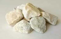 Натуральный природный камень 2 кг, грунт для аквариума и растений, белый мрамор галтованный 20-40 мм