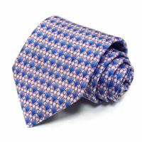 Сиреневый галстук с ромбиками Benjamin James 811560