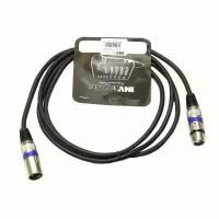 Invotone ACM1102BK Кабель микрофонный XLR-XLR, 2 м