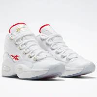 Кроссовки Reebok Question Mid ftwr white/ftwr white/vector red, белый 8,5 US