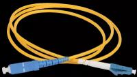 Патч-корд оптический коммутационный переходной для одномодового кабеля, IEK FPC09-LCU-SCU-C1L-5M (1 шт.)
