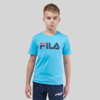 Футболка Fila Футболка подростковая хлопковая Fila 123724-S2, размер 170/176, голубой