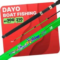 Спиннинг DAYO BOAT FISHING CARBON штекерный универсал C.W. 100-300 гр, 210 см