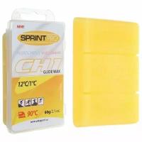 Мазь скольжения в парафин SPRINT PRO серия CH 60гр CH1 +1+12C yellow