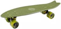 Скейтборд пластиковый Tech Team Fishboard 23 dark green 1/4 TLS-406