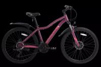 Велосипед Tech Team Delta 26"х16" тёмно-розовый