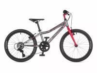 Подростковый велосипед Author Energy 20 (2022), серебряно-красный, рама 10