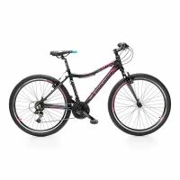 Велосипед CAPRIOLO ATTACK LADY 26" (2023) (Велосипед CAPRIOLO MTB ATTACK LADY, рама алюминий 17', колёса 26' (чёрный-розовый), 920565-17)