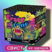 Салют Фейерверк M0881 Время приключений / CRAZY TIME (0,8" х 49)