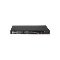 Коммутатор Dahua DH-PFS3226-24ET-240 24x100Mb 2G 2SFP 22PoE+ 240W неуправляемый