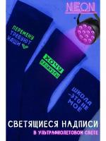 Носки Berchelli Учёба прикол, 3 пары, размер 22-24, черный