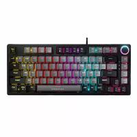 Клавиатура игровая проводная VOROTEX K82S Outemu Red Switch, русская раскладка (Серый, чёрный)