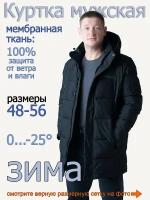 Куртка мужская зимняя ZAKA Е265, черный, 54